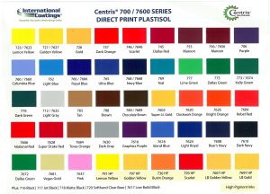 International Coatings Color Chart 700-7600 Series