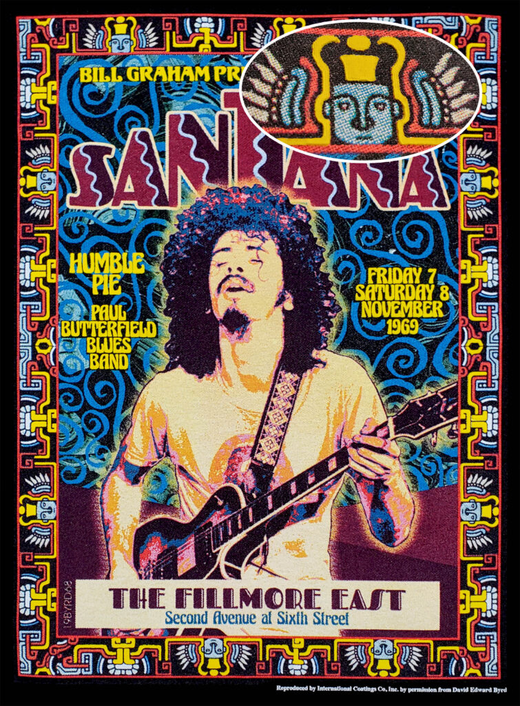 Santana print with High Density ink